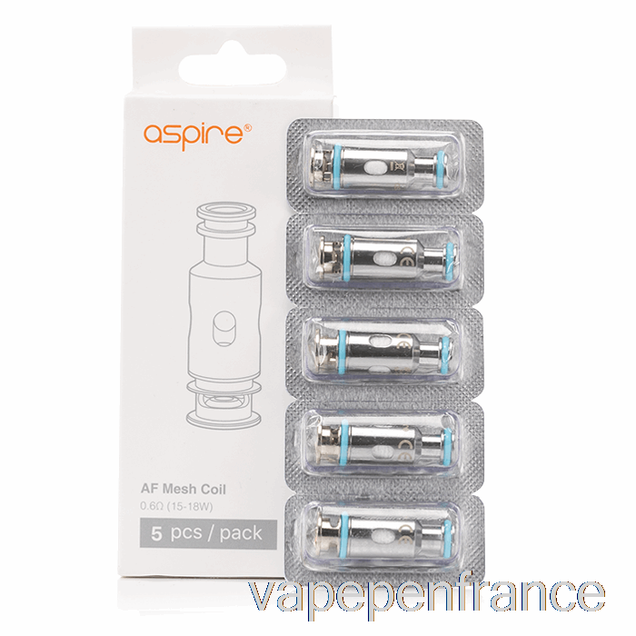 Bobines De Remplacement Aspire Af Bobines De Maille 0,6ohm Stylo Vape